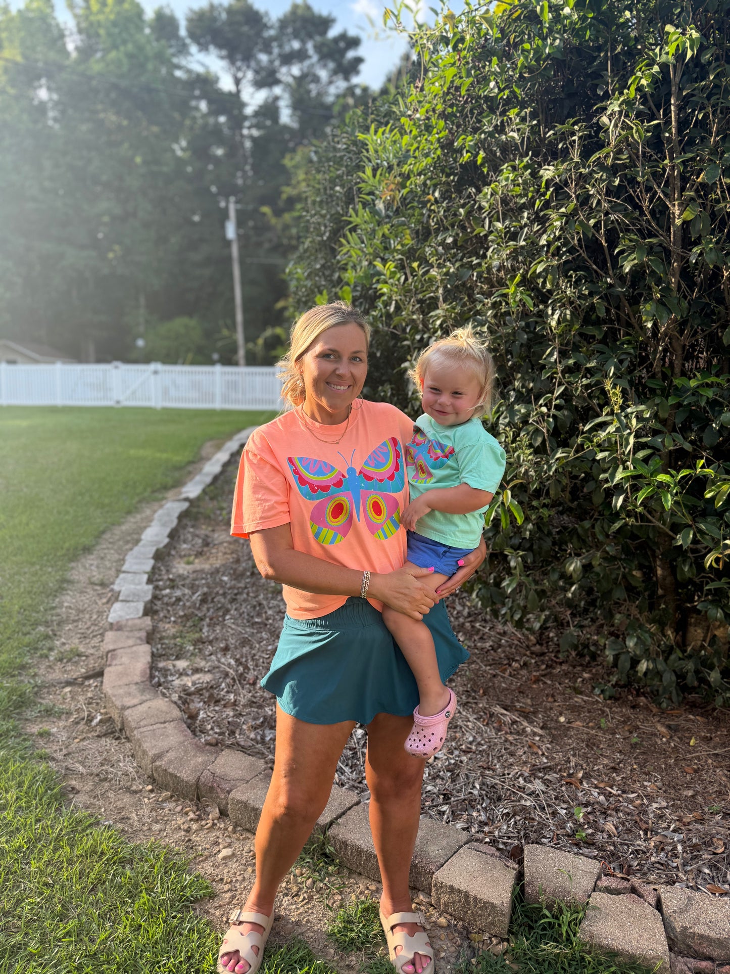 BOXY comfort color Butterfly tee