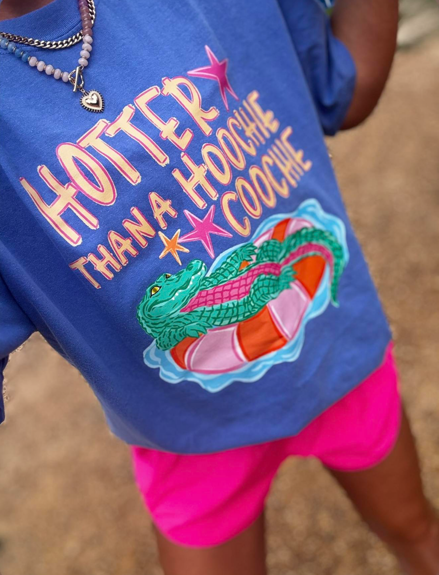Hotter than a hoochie coochie comfort color tee